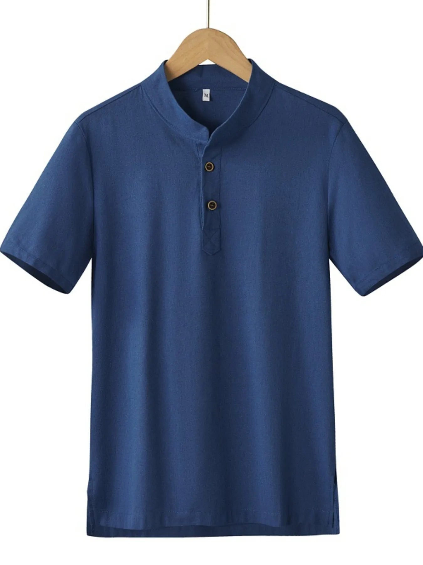 Men's Plus Size Button Detail Short Sleeve Blouse | Tampa Bay Discounts