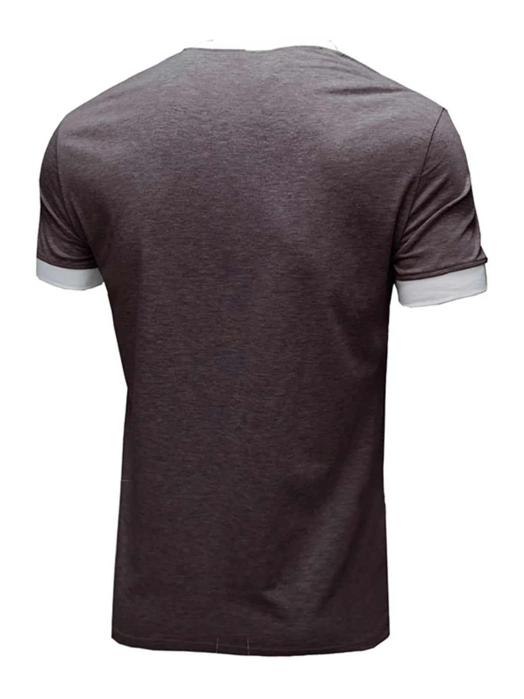 Men's Contrast Trim Henley Top | Tampa Bay Discounts