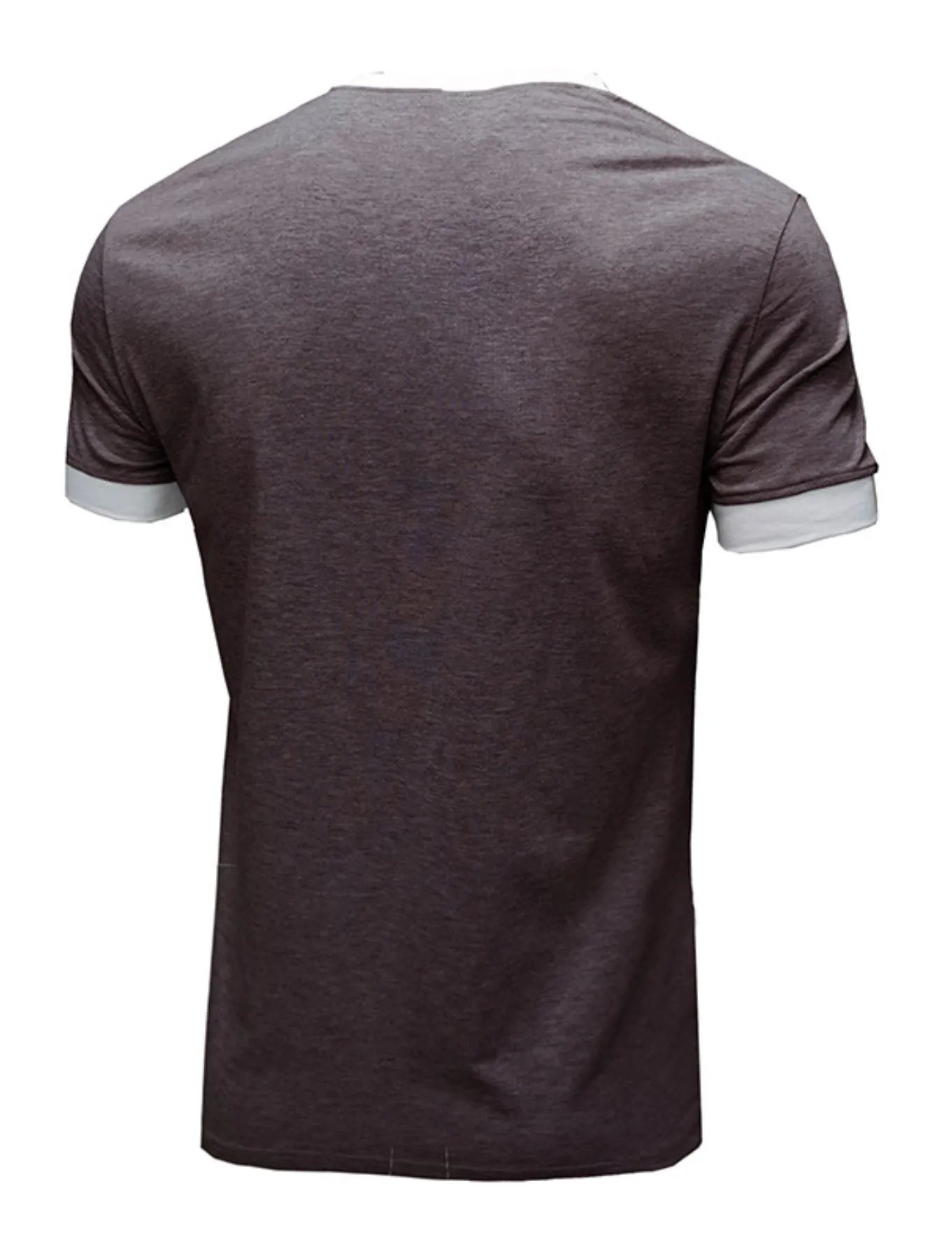 Men's Contrast Trim Henley Top | Tampa Bay Discounts