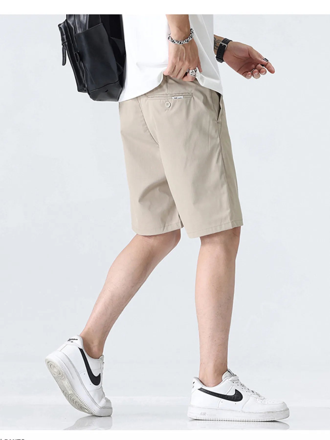 Men's Plus Size Elastic Waistband Shorts with Pockets | Tampa Bay Discounts
