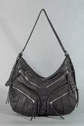 fame-multi-zipper-pocket-leather-hobo-bag 1