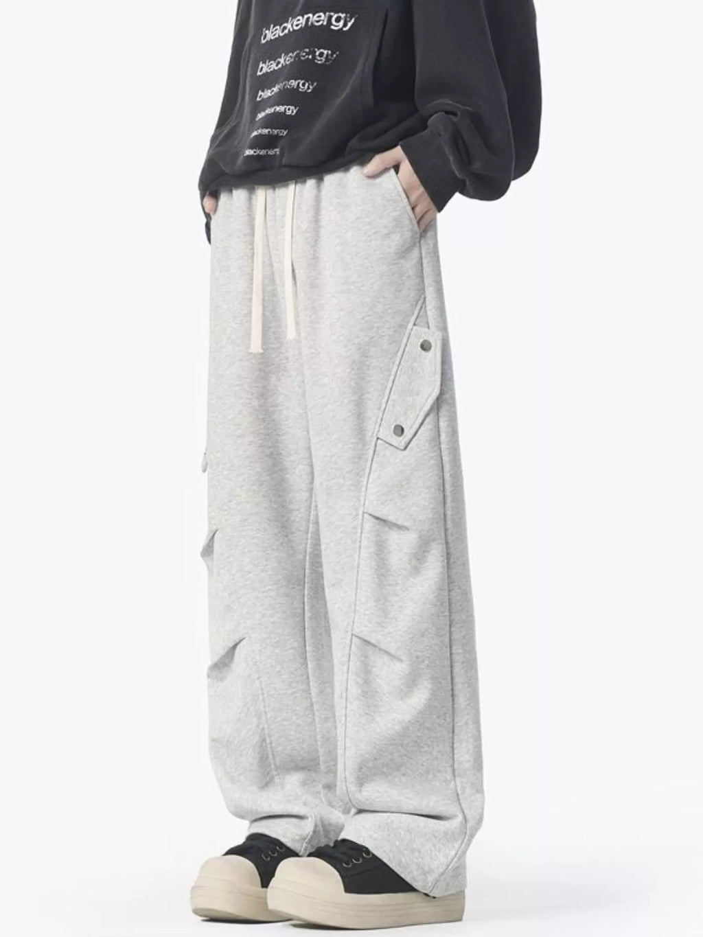 Men's Plus Size Relaxed Wide Leg Sweatpants | Tampa Bay Discounts