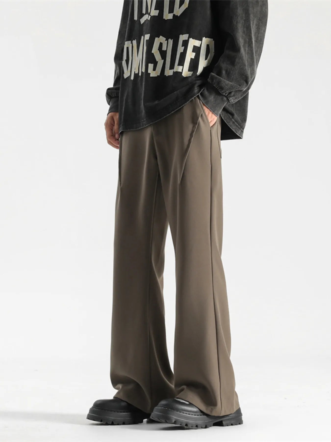 Men's Full Size Wide Leg Casual Pants Plus Size | Tampa Bay Discounts