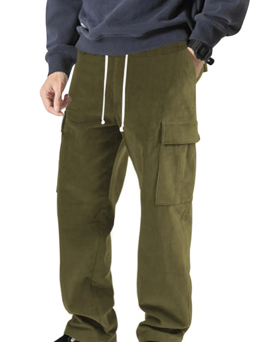 Men's Full Size Drawstring Jogger Pants Plus Size | Tampa Bay Discounts
