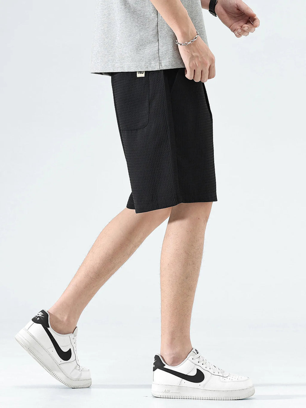 Men's Drawstring Pocketed Shorts | Tampa Bay Discounts