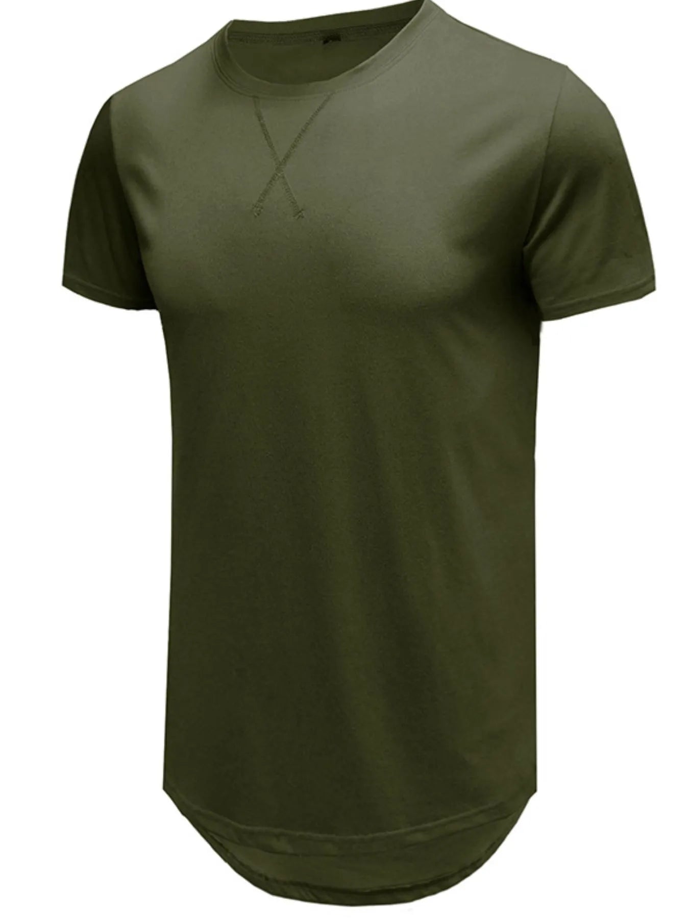 Men's Basic Curved Hem T-Shirt | Tampa Bay Discounts