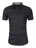 Men's Collared Neck Short Sleeve Shirt | Tampa Bay Discounts