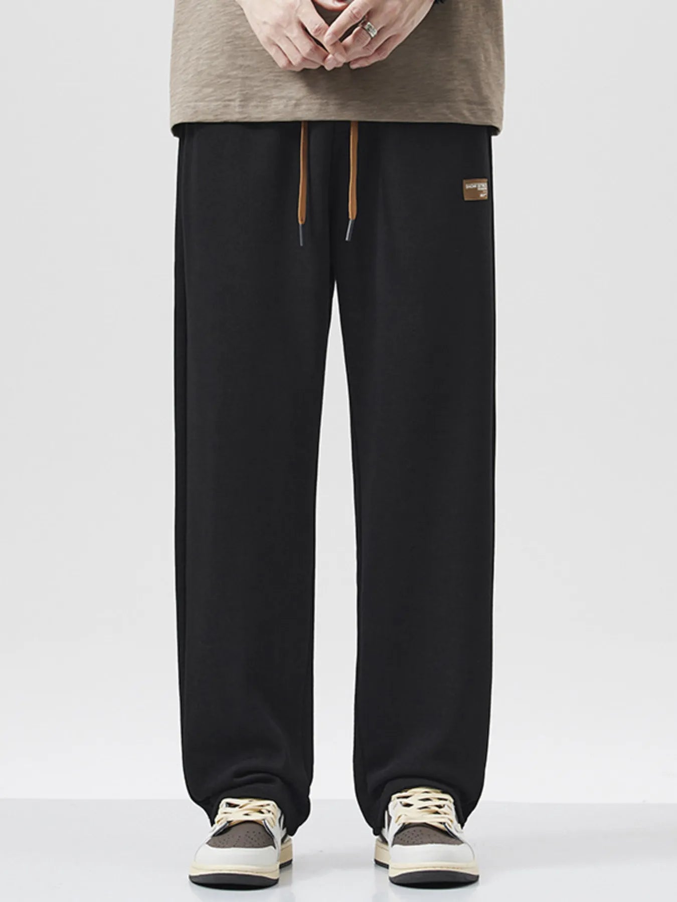 Men's Full Size Drawstring Wide Leg Pants Plus Size | Tampa Bay Discounts