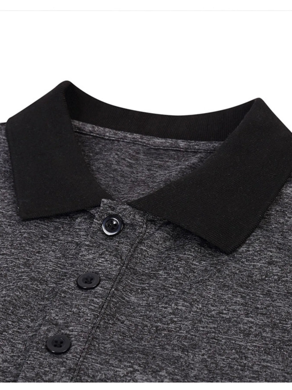 Men's Classic Heathered Polo Shirt with Contrast Collar | Tampa Bay Discounts