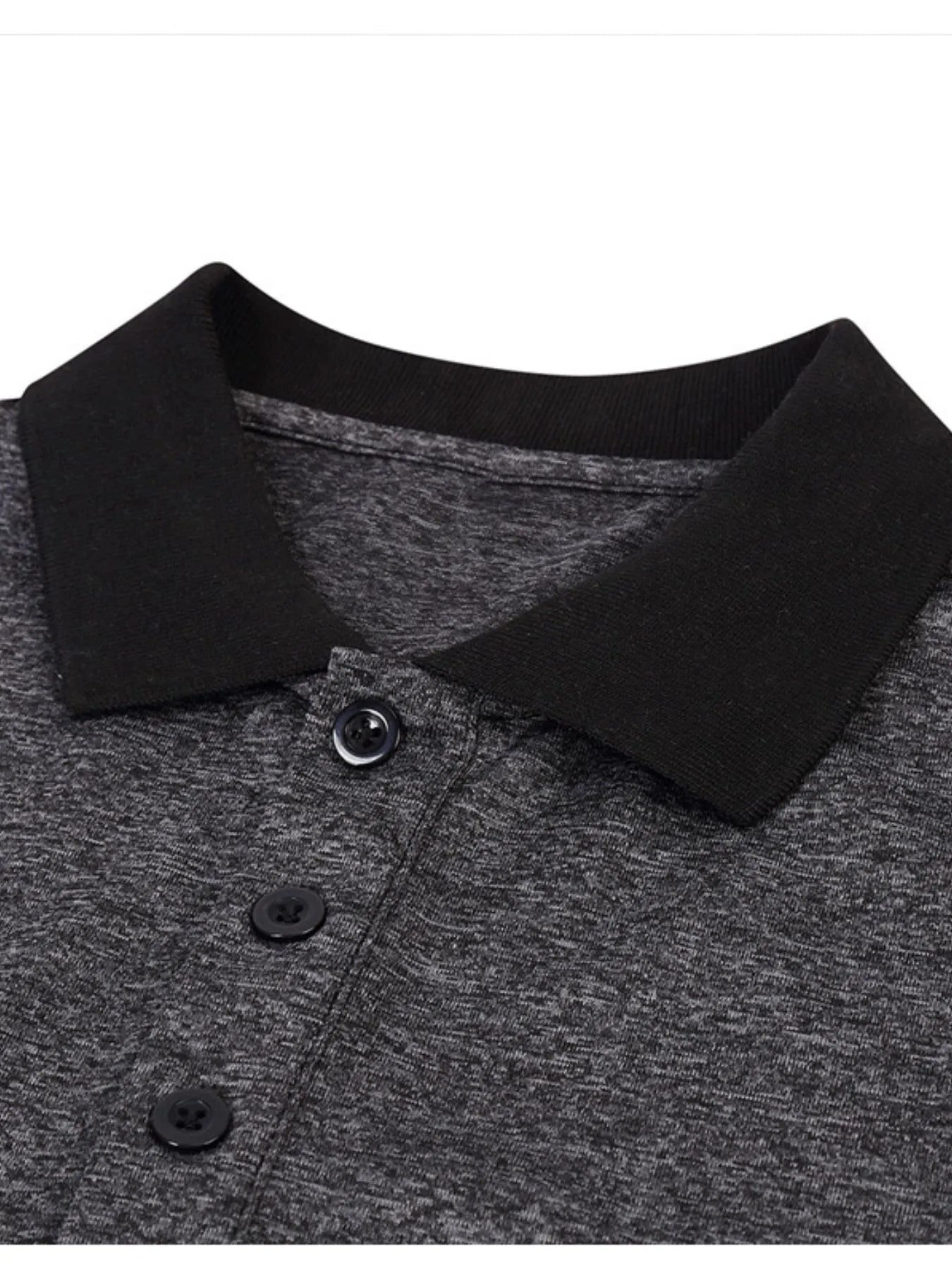 Men's Classic Heathered Polo Shirt with Contrast Collar | Tampa Bay Discounts