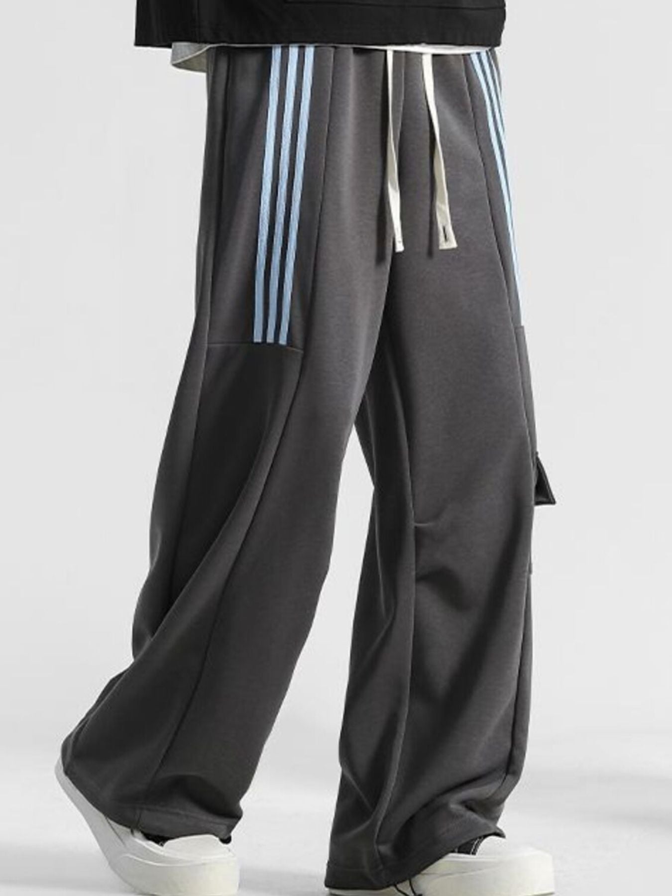 Men's Plus Size Striped Loose-Fit Casual Pants | Tampa Bay Discounts