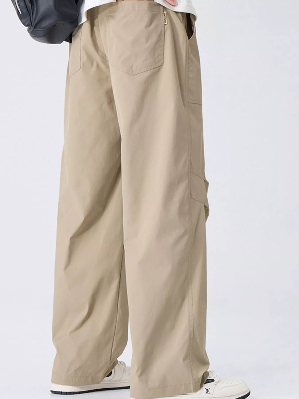 Men's Plus Size Casual Wide Leg Cargo Pants | Tampa Bay Discounts