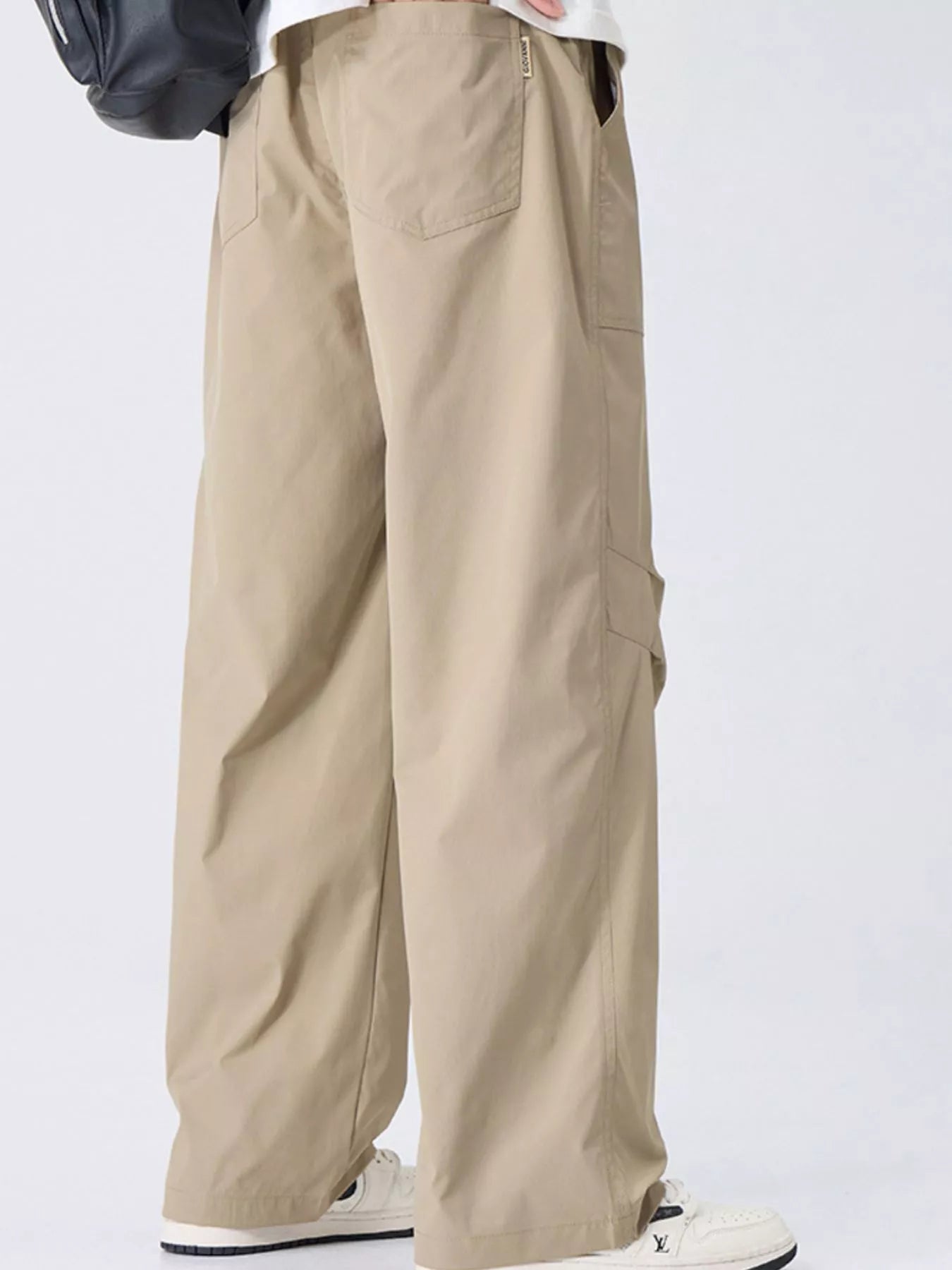 Men's Plus Size Casual Wide Leg Cargo Pants | Tampa Bay Discounts