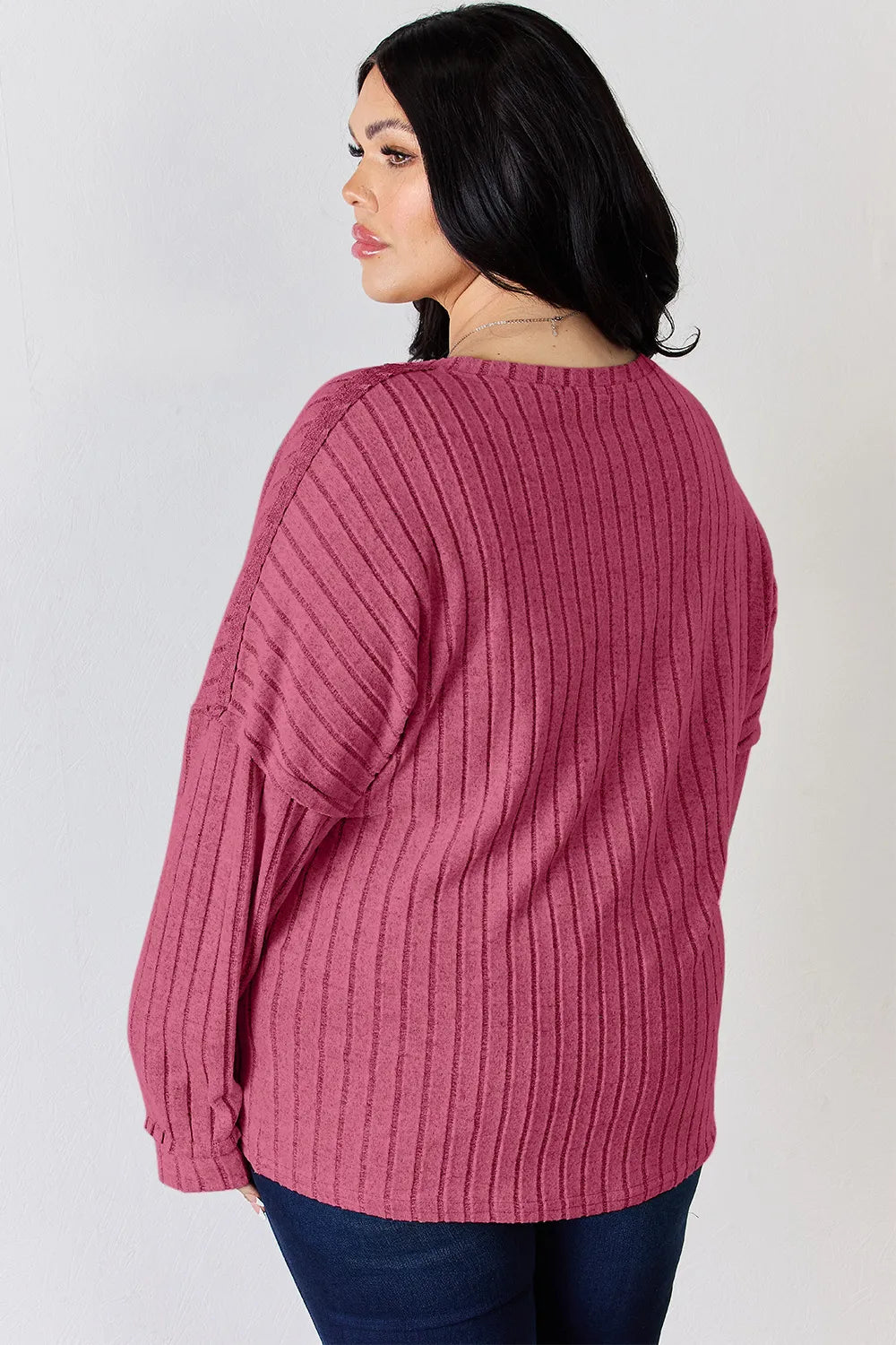 basic-bae-full-size-ribbed-half-button-long-sleeve-t-shirt image 18