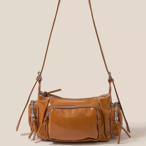 fame-glossy-faux-leather-multi-pocket-hand-bag 1