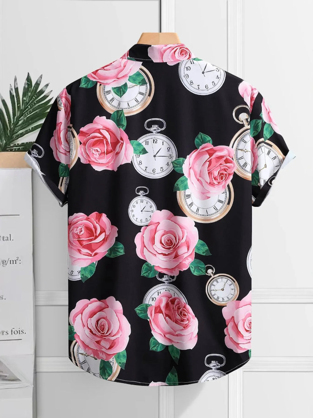 Men's Printed Button Up Short Sleeve Shirt | Tampa Bay Discounts