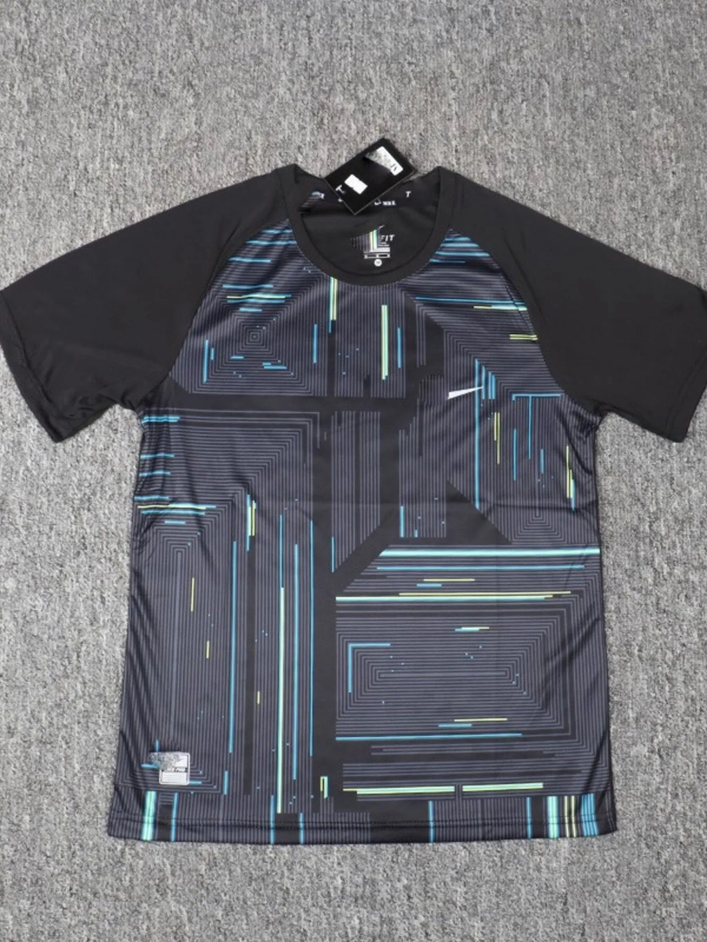 Men's Plus Size Printed Round Neck Active T-Shirt | Tampa Bay Discounts