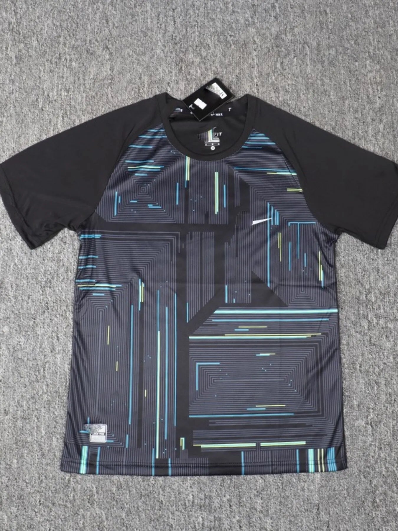 Men's Plus Size Printed Round Neck Active T-Shirt | Tampa Bay Discounts
