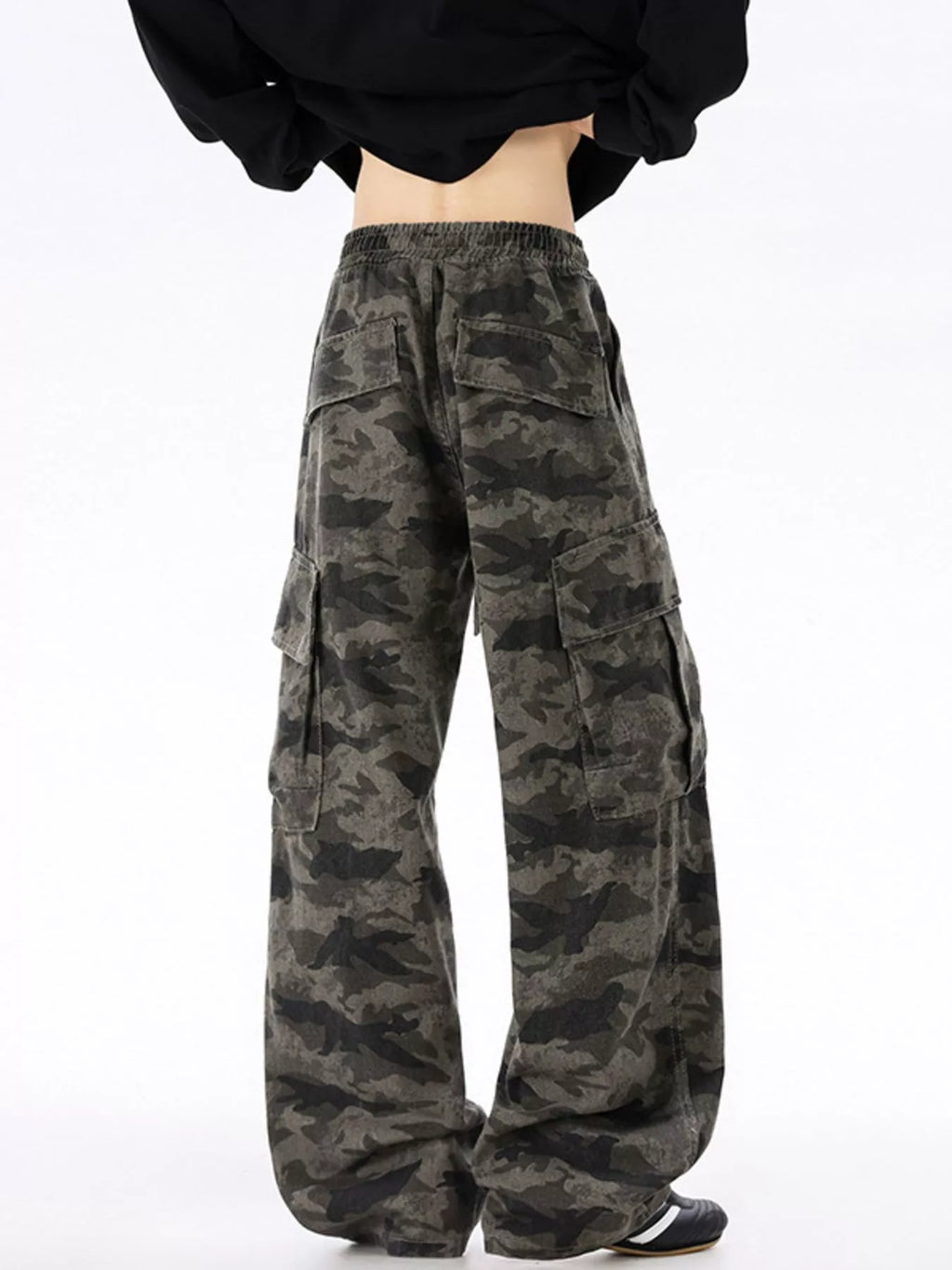 Men's Plus Size Camouflage Wide Leg Pants | Tampa Bay Discounts