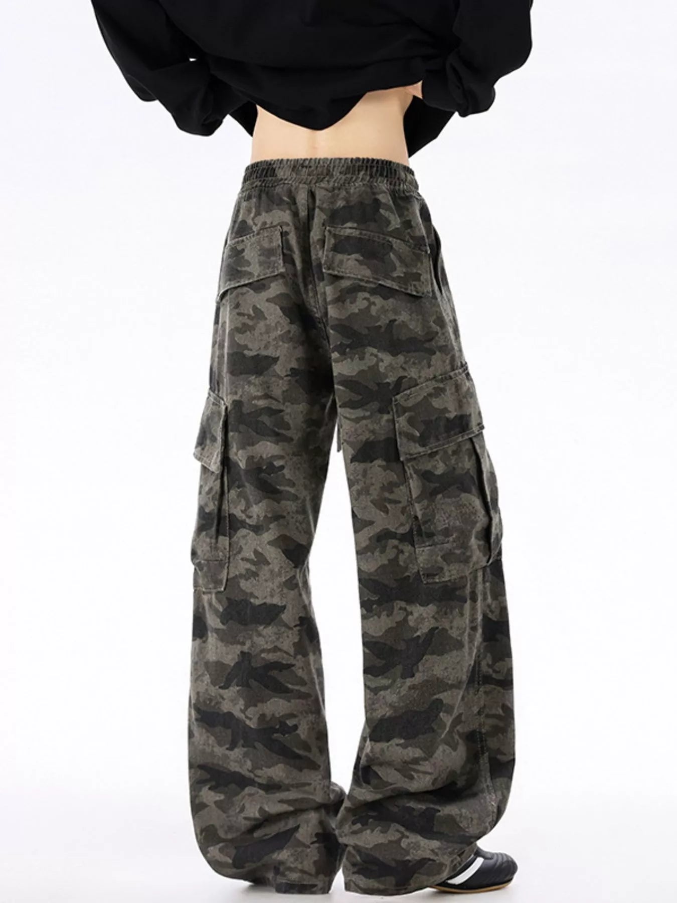 Men's Plus Size Camouflage Wide Leg Pants | Tampa Bay Discounts