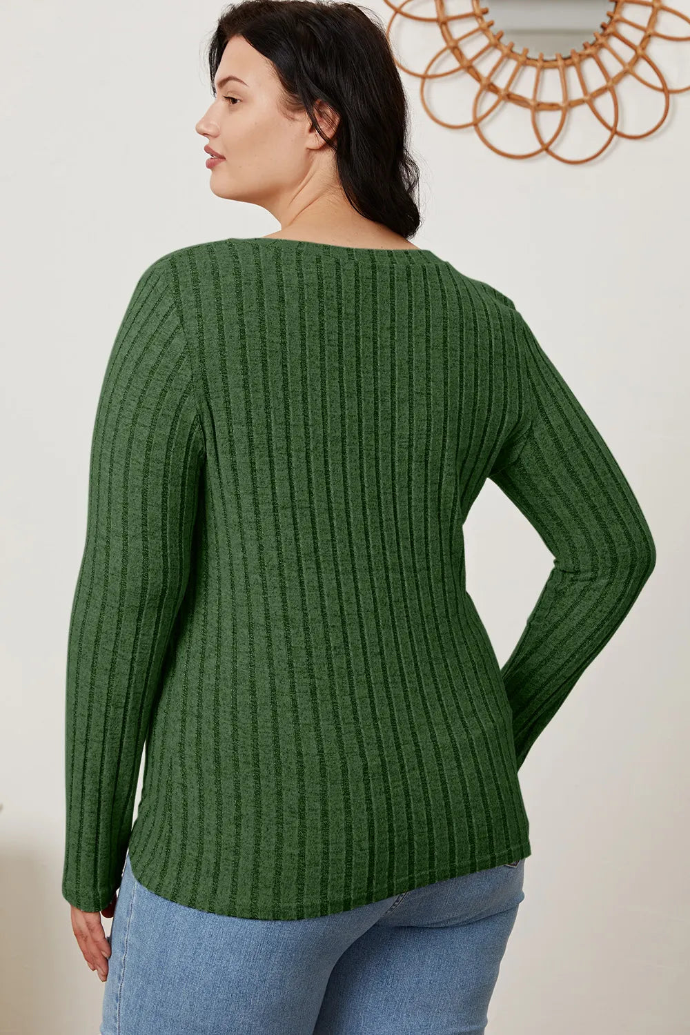 basic-bae-full-size-ribbed-v-neck-long-sleeve-t-shirt image 29