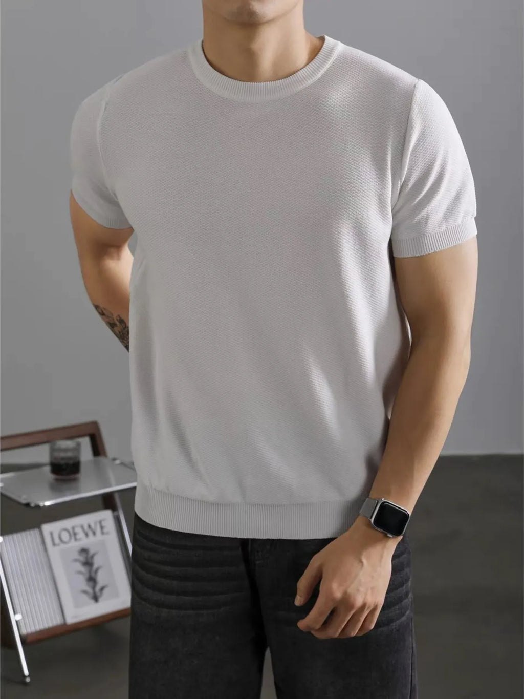 Men's Full Size Classic Crew Neck Basic T-Shirt Plus Size | Tampa Bay Discounts