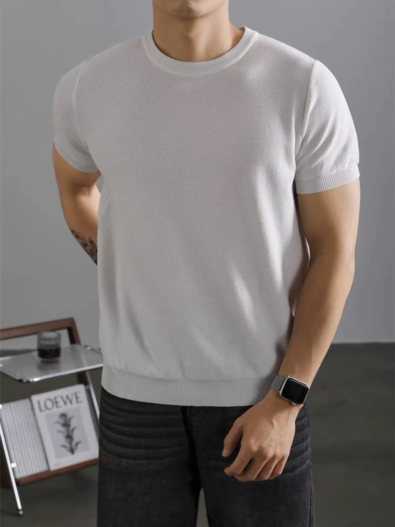 Men's Full Size Classic Crew Neck Basic T-Shirt Plus Size | Tampa Bay Discounts