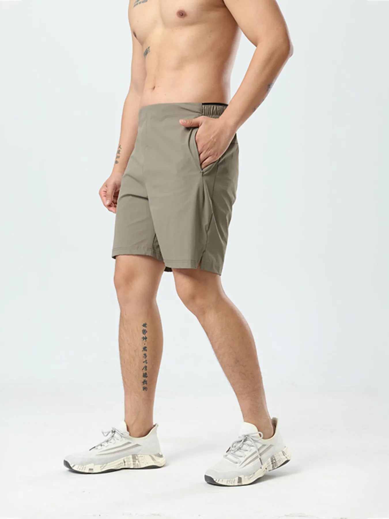 Men's Plus Size Pocketed Active Shorts | Tampa Bay Discounts