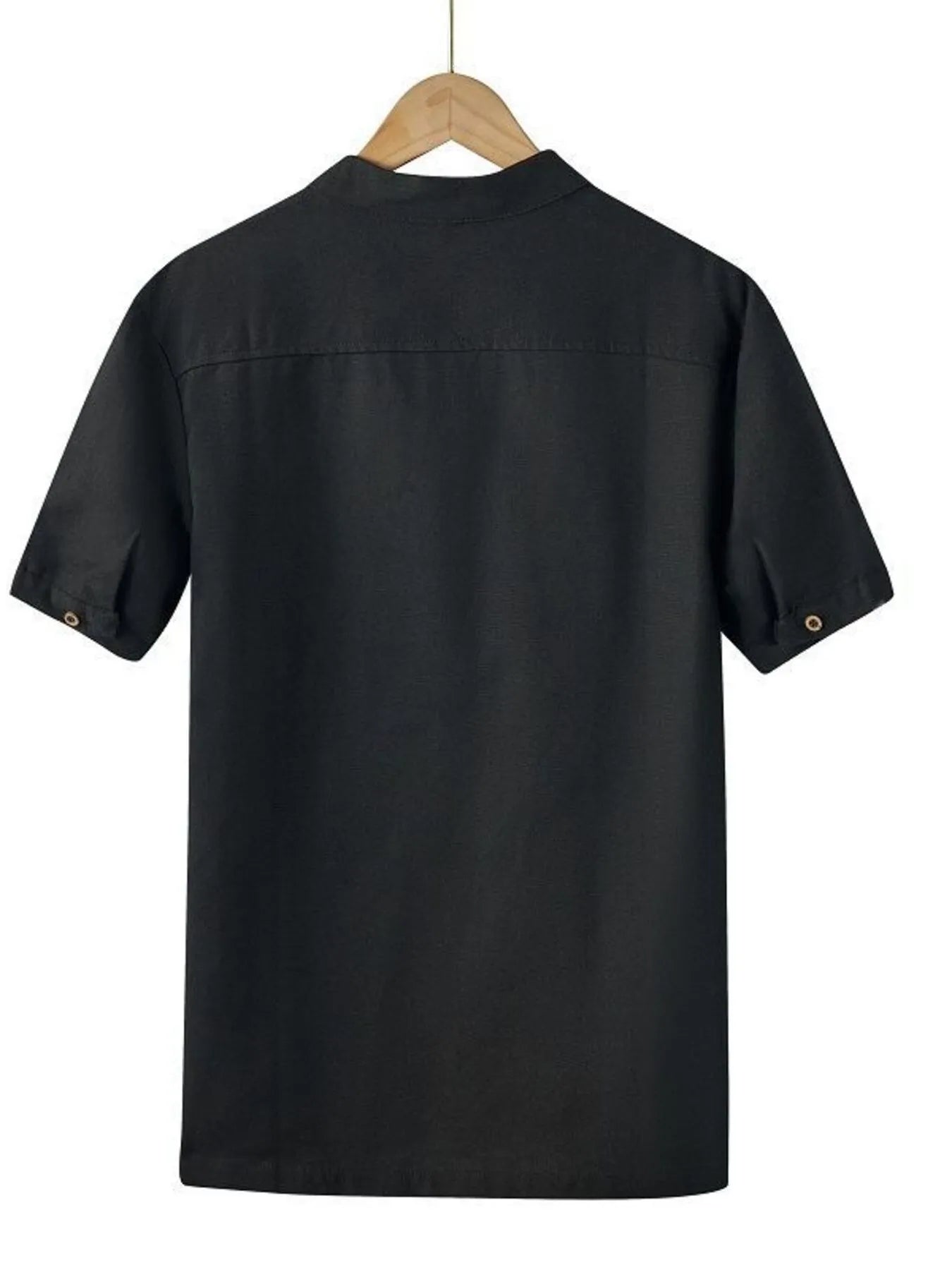 Men's Plus Size Button Detail Short Sleeve Blouse | Tampa Bay Discounts