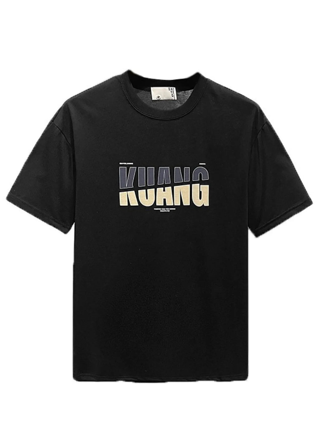 Men's Full Size Letter Round Neck Short Sleeve T-Shirt Plus Size | Tampa Bay Discounts