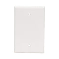 Eaton Blank wallplate, Box mount, White, Blank Cutout (5 Pack)