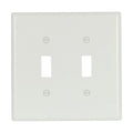 Eaton Toggle wallplate, White, (3-pack)