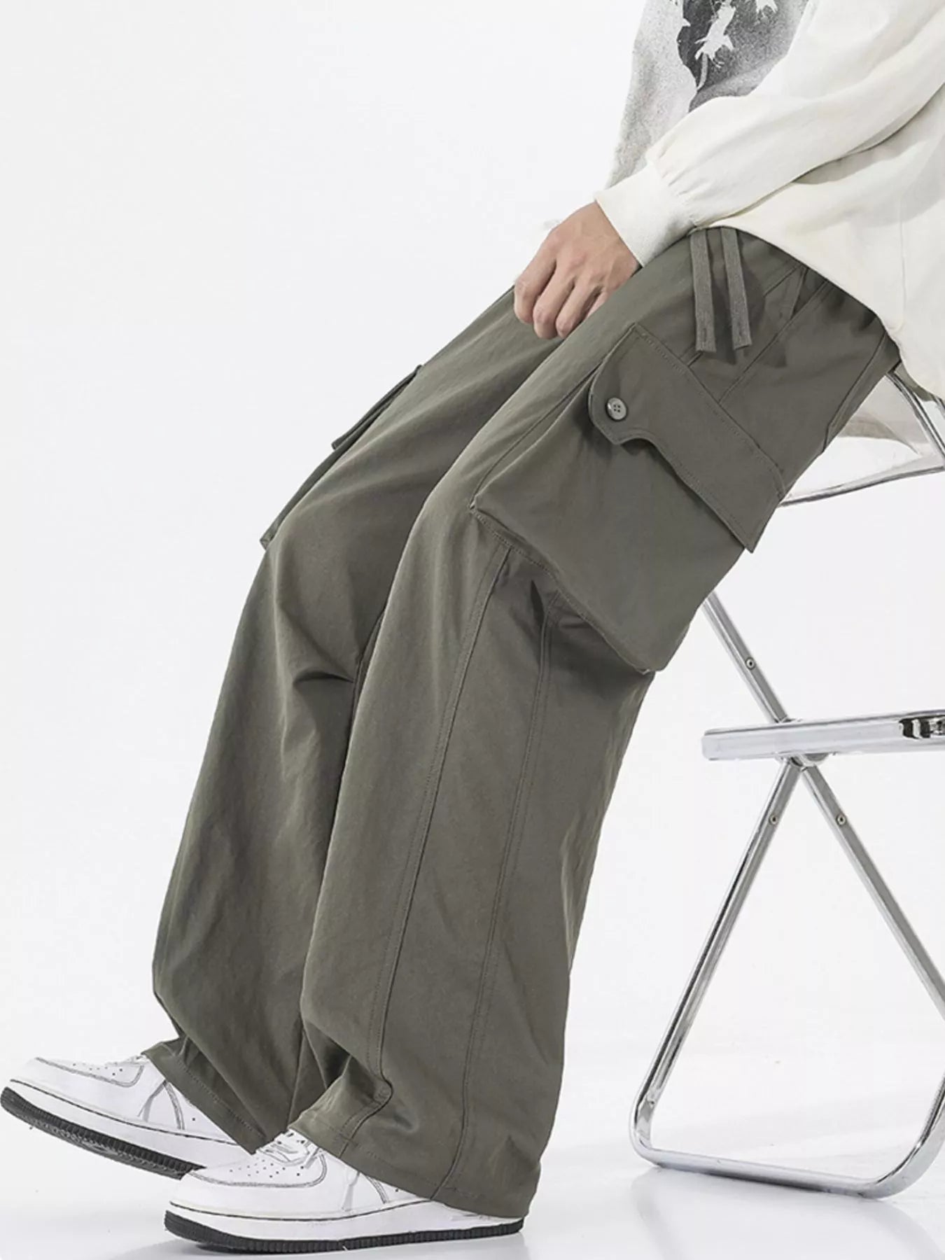 Men's Full Size Loose Fit Cargo Pants Plus Size | Tampa Bay Discounts