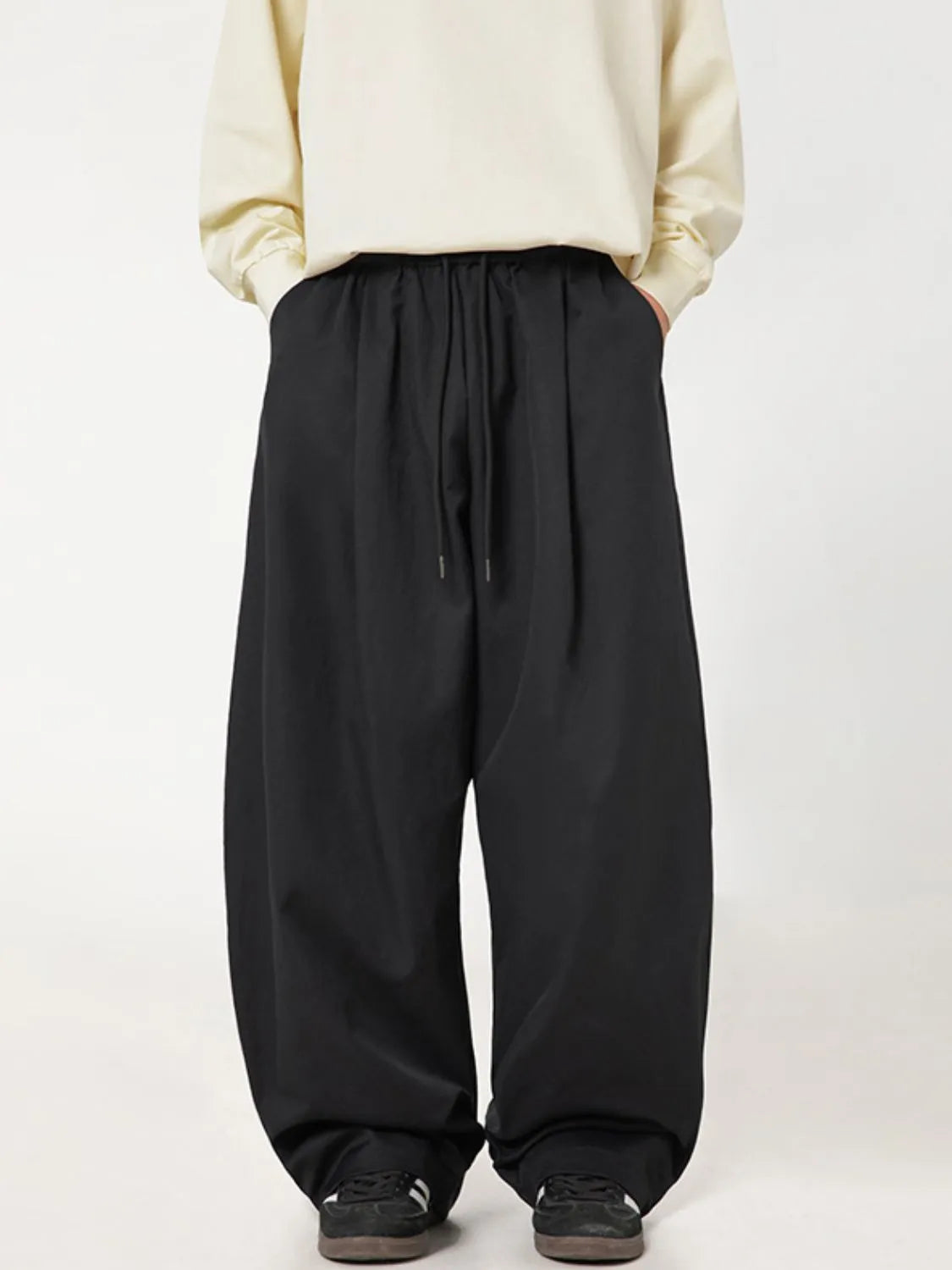 Men's Side Ruched Wide Leg Pants | Tampa Bay Discounts