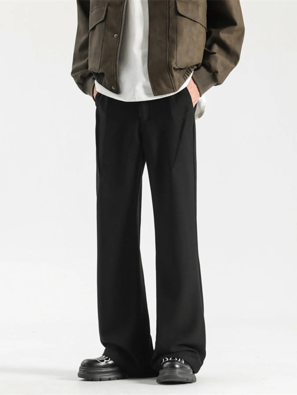 Men's Full Size Wide Leg Casual Pants Plus Size | Tampa Bay Discounts