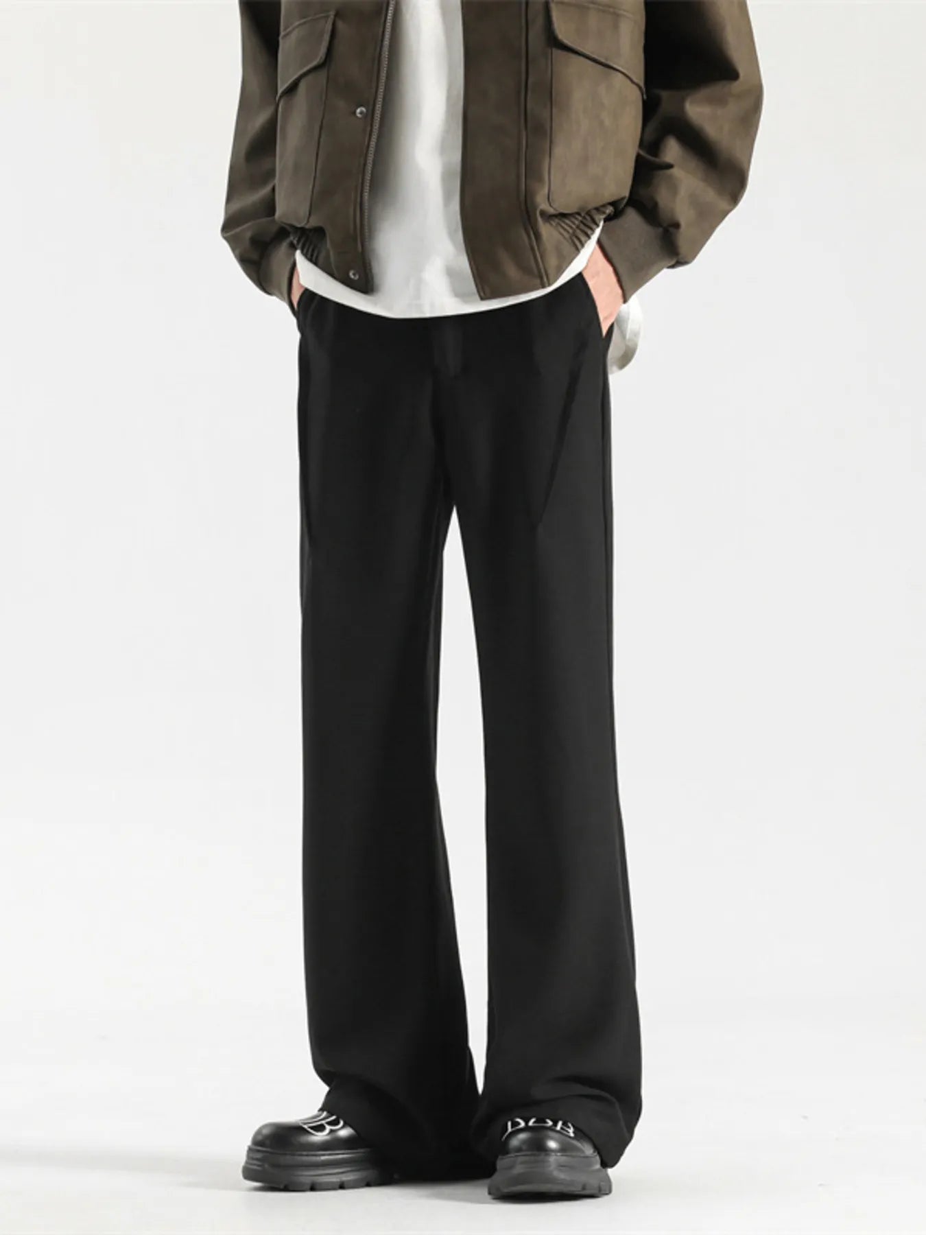 Men's Full Size Wide Leg Casual Pants Plus Size | Tampa Bay Discounts