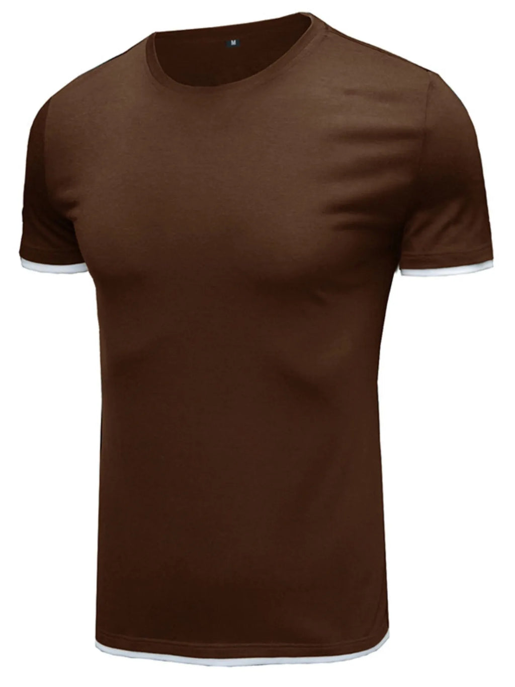 Men‘s Classic Contrast Trim Crew Neck T-Shirt | Tampa Bay Discounts
