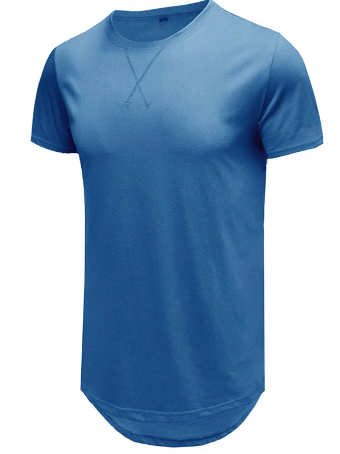 Men's Basic Curved Hem T-Shirt | Tampa Bay Discounts