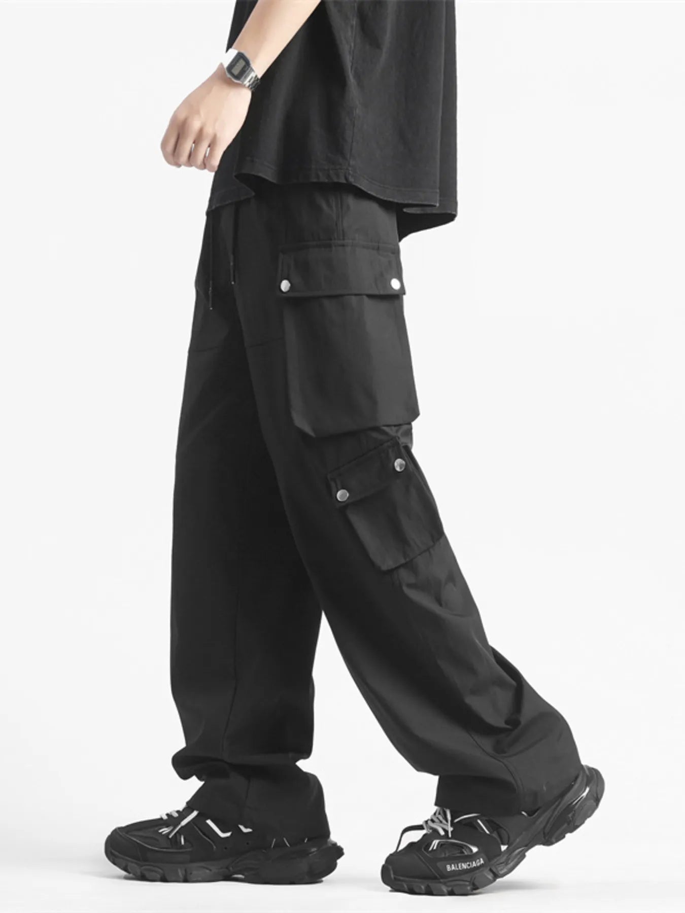 Men's Plus Size Wide Leg Cargo Pants | Tampa Bay Discounts