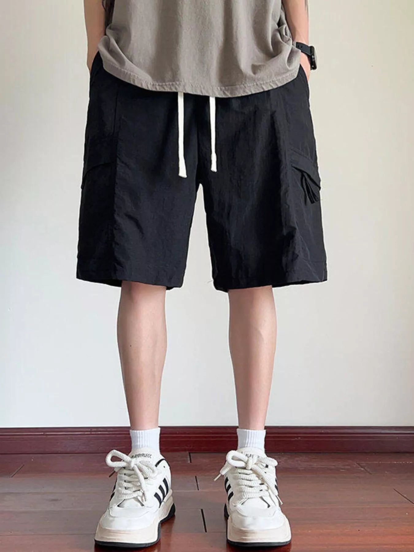 Men's Plus Size Cargo Shorts with Drawstring | Tampa Bay Discounts