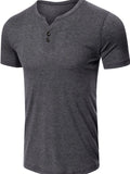 Men's Henley Short Sleeve Polo Top | Tampa Bay Discounts