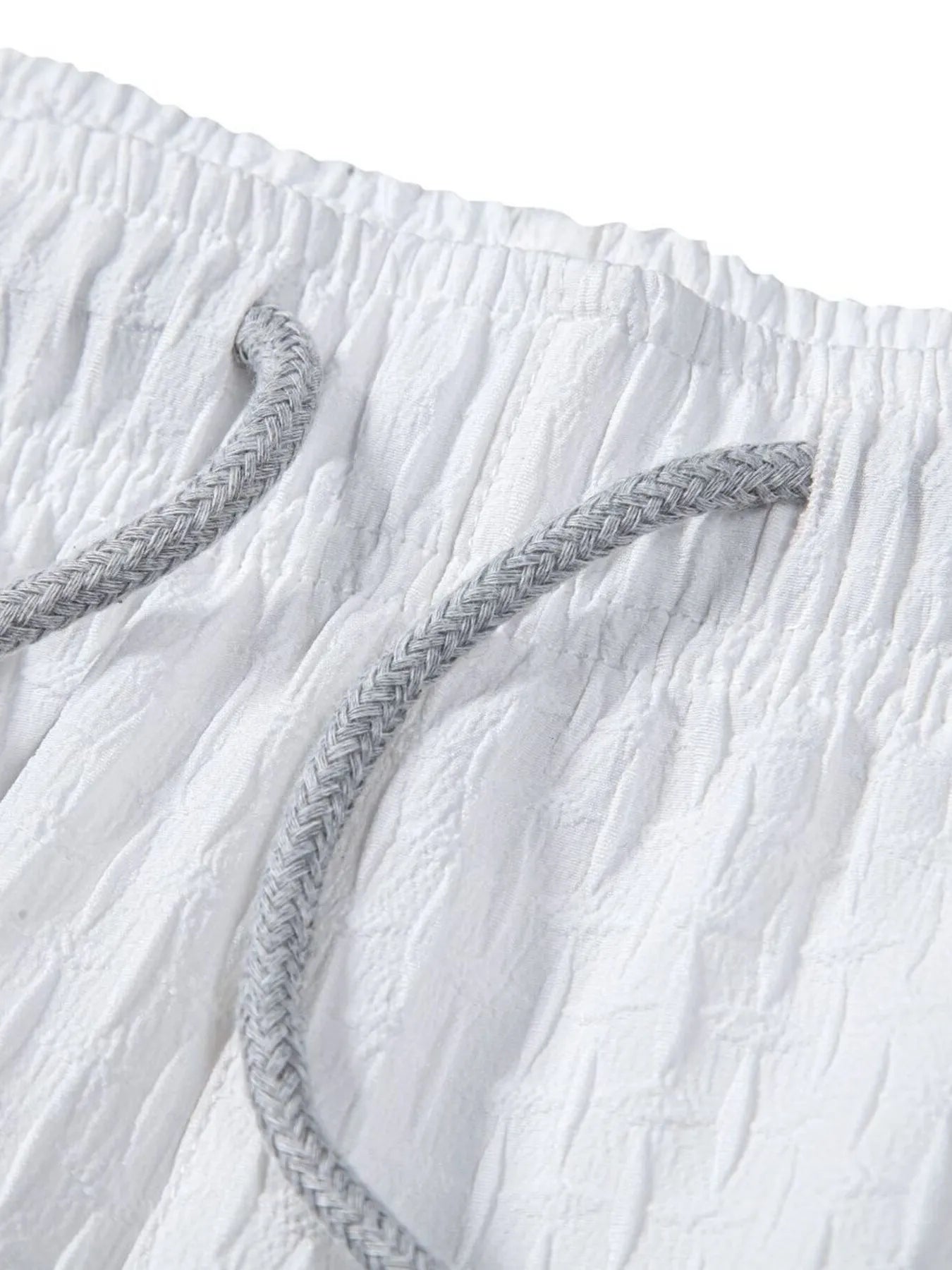 Men's Classic Textured Shorts with Elastic Waist | Tampa Bay Discounts