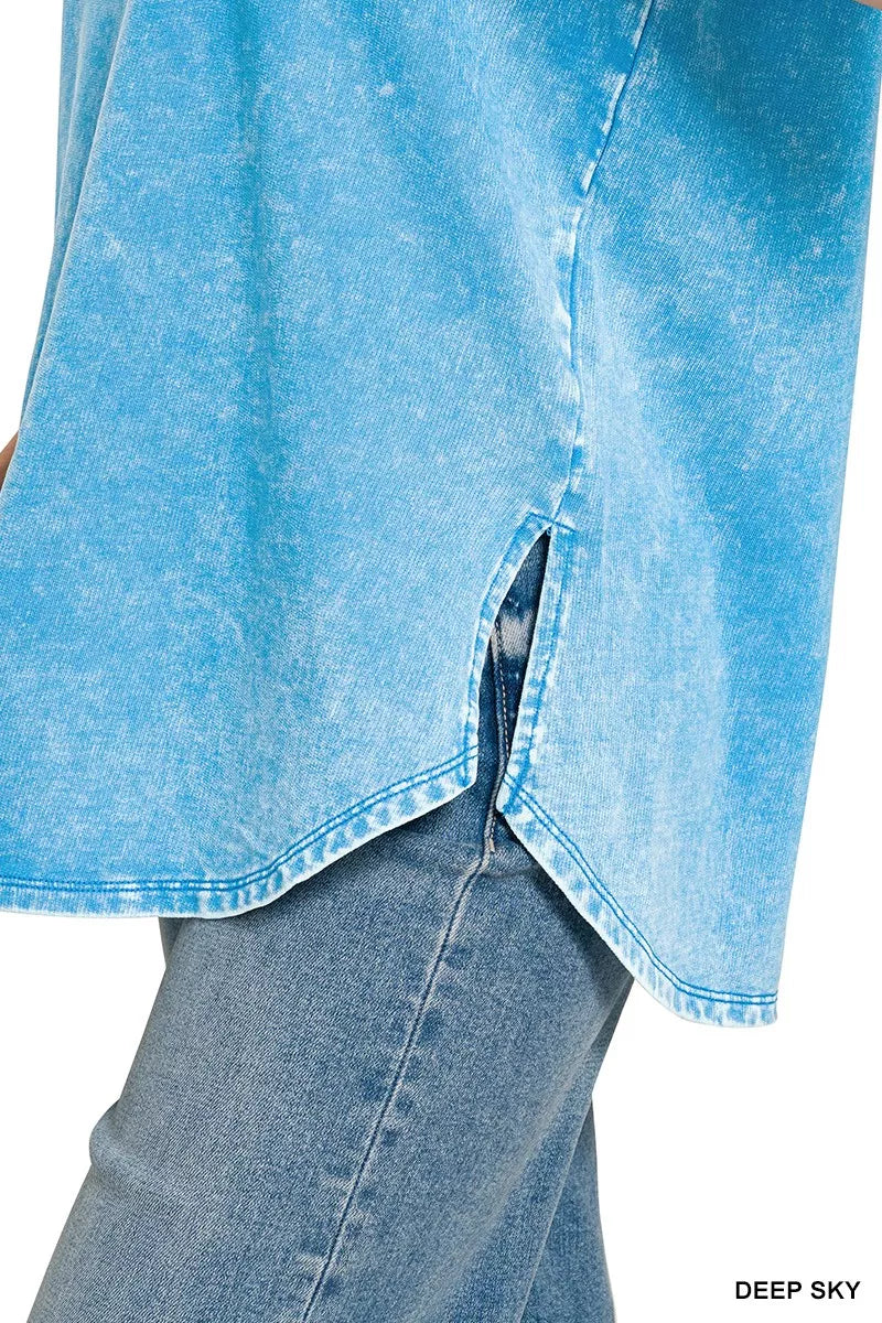 zenana-french-terry-washed-curved-hem-top-6 image 4