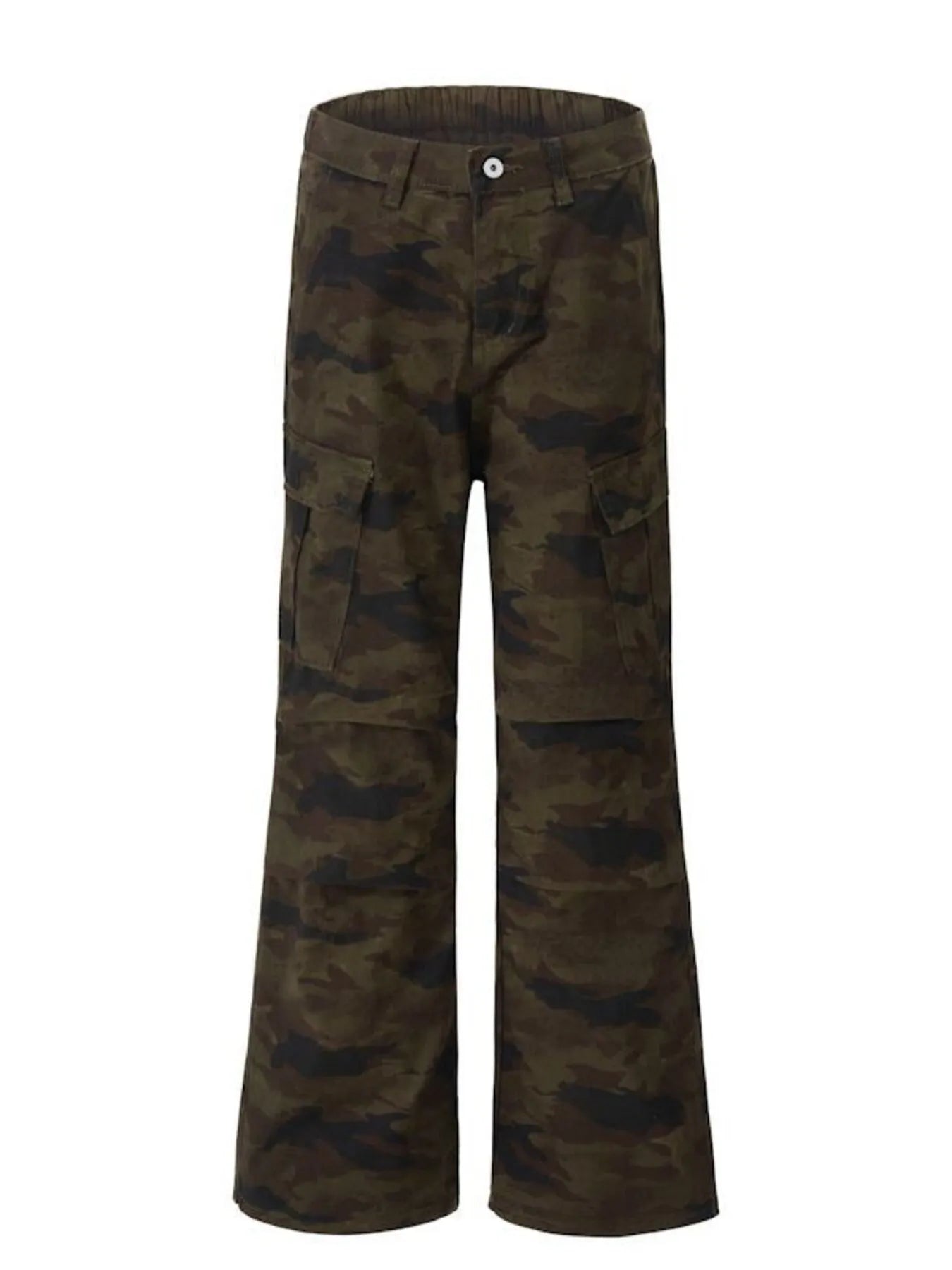 Men's Wide Leg Camouflage Cargo Pants | Tampa Bay Discounts