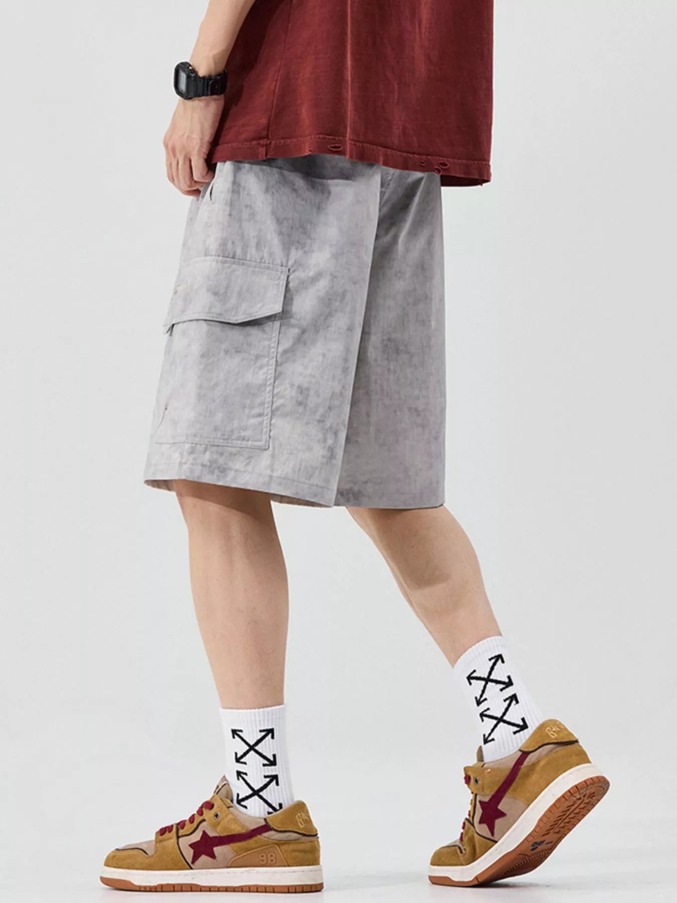 Men's Plus Size Loose Fit Cargo Shorts | Tampa Bay Discounts