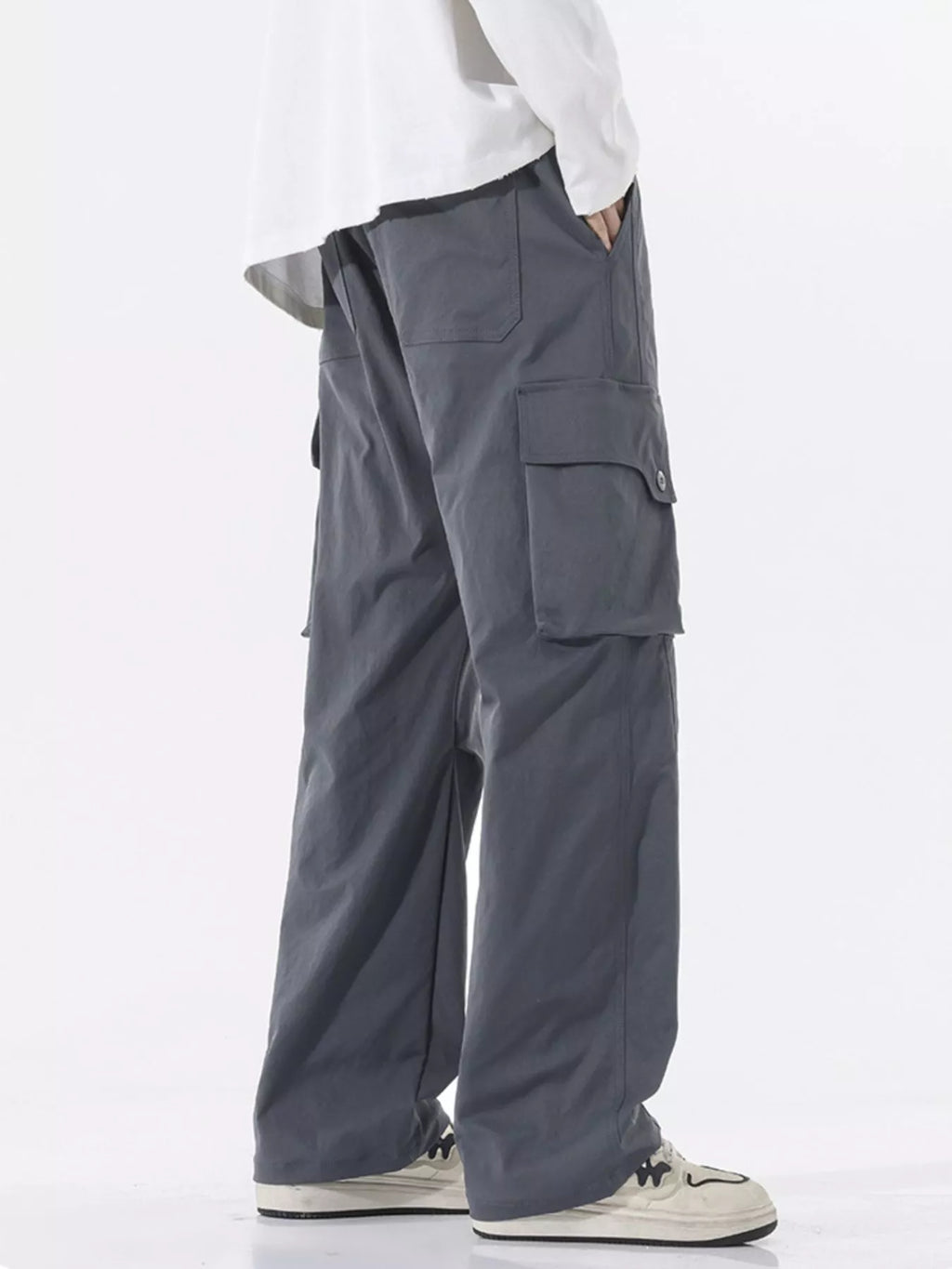 Men's Full Size Loose Fit Cargo Pants Plus Size | Tampa Bay Discounts