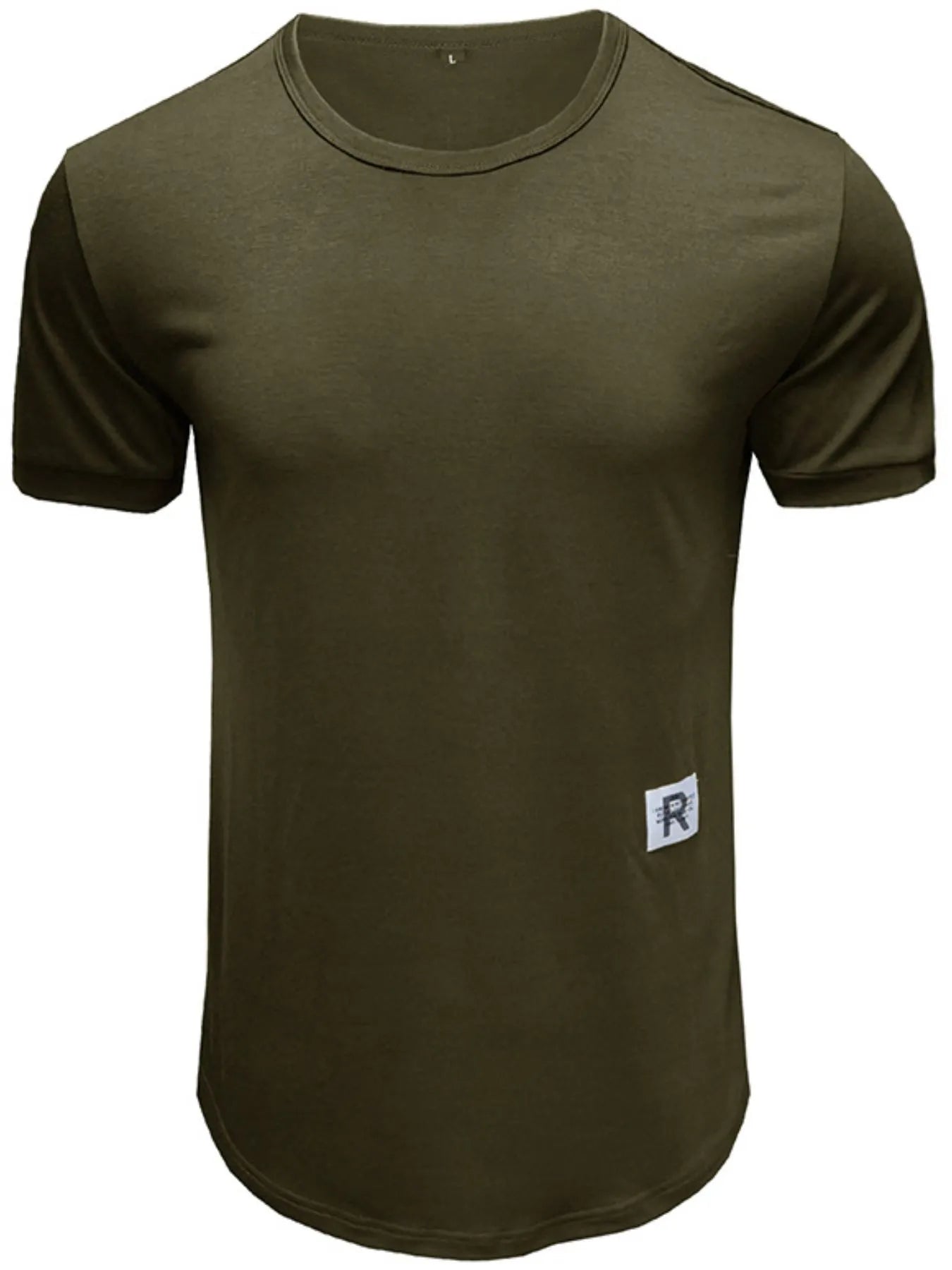 Men's Crew Neck Solid Color Basic T-Shirt | Tampa Bay Discounts