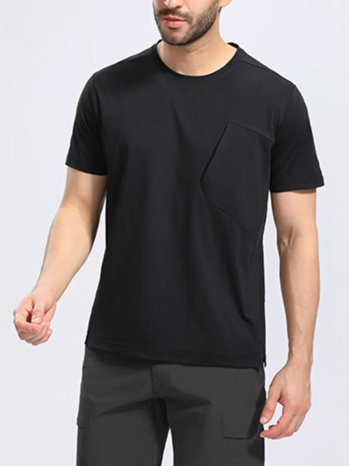 Men's Plus Size Round Neck Short Sleeve T-Shirt | Tampa Bay Discounts
