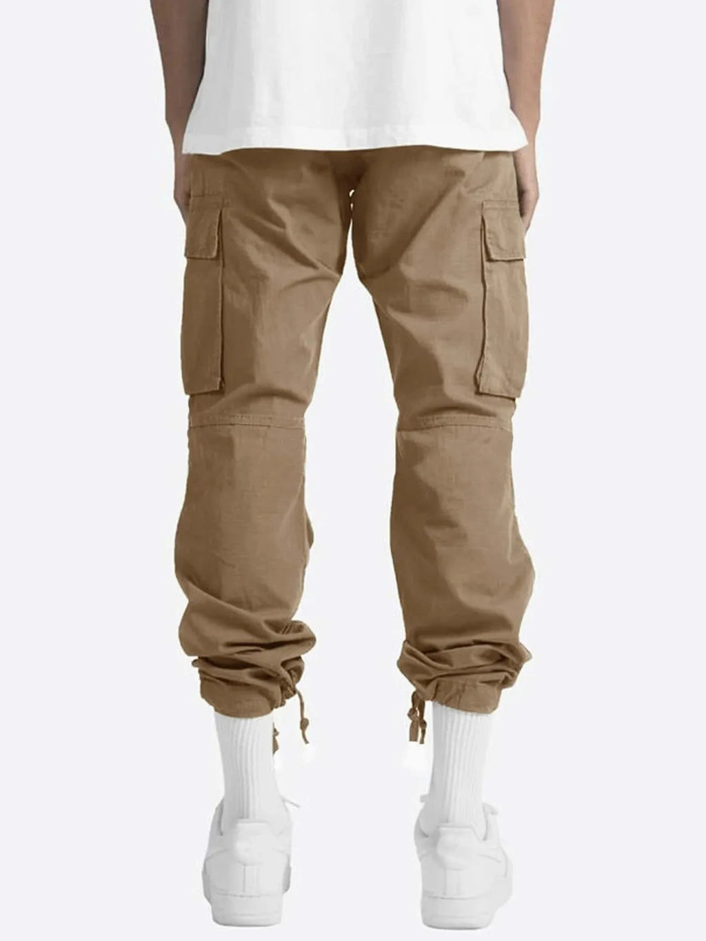 Men's Full Size Drawstring Cargo Pants Plus Size | Tampa Bay Discounts