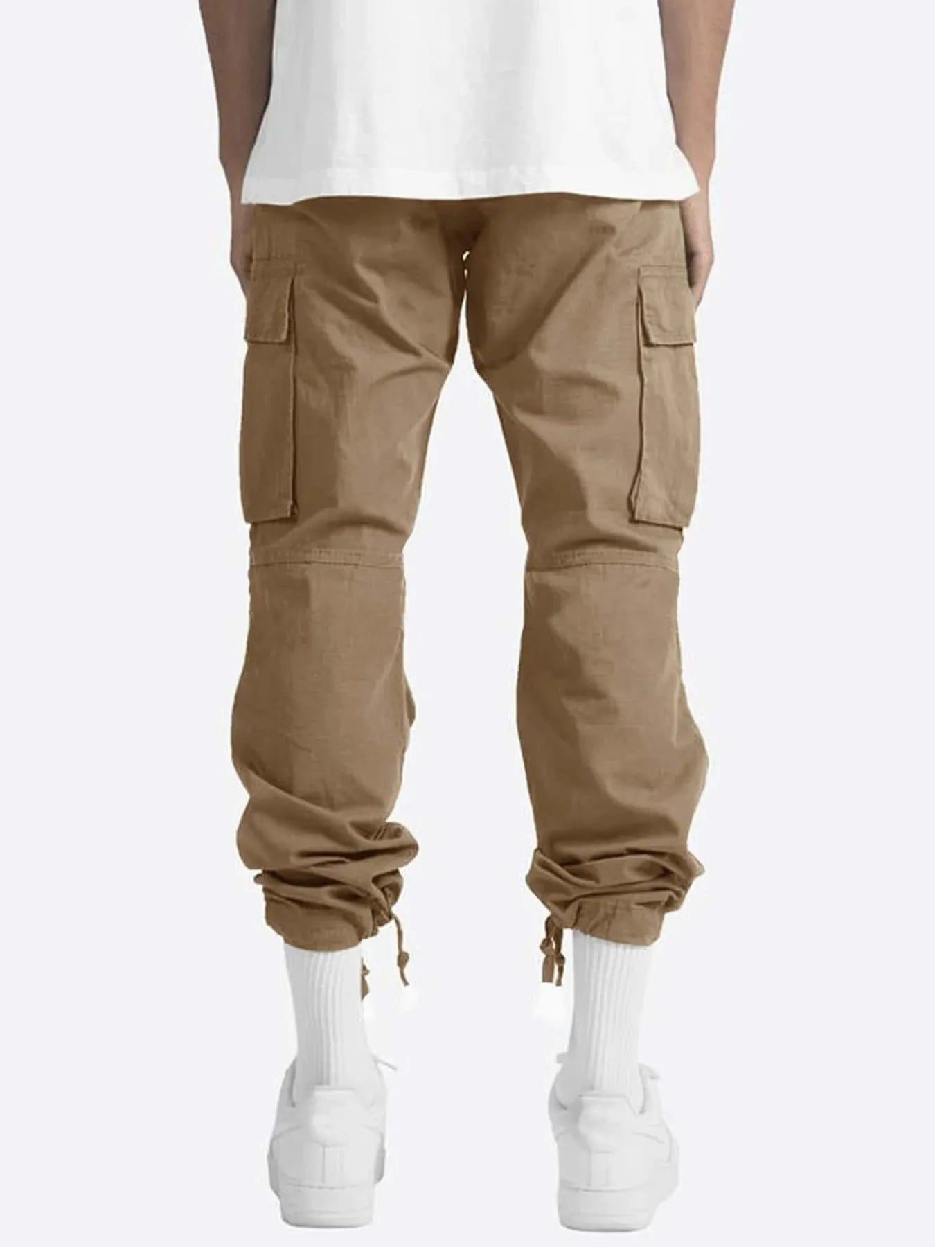 Men's Full Size Drawstring Cargo Pants Plus Size | Tampa Bay Discounts